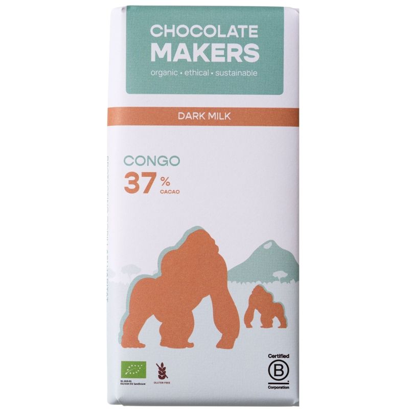Chocolatemakers Kongo Dunkle Milch 37% - Produktbild