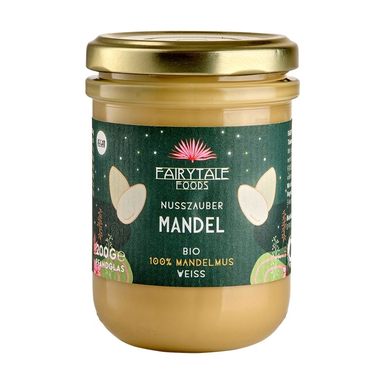 Fairytale Foods Weißes Mandelmus, 200g - Produktbild
