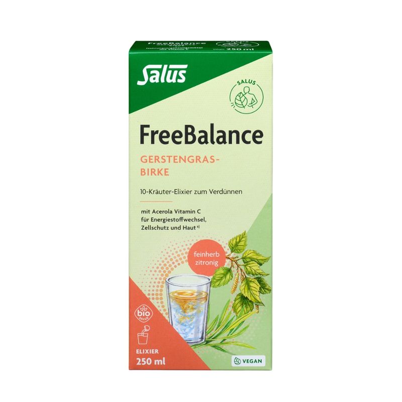 Salus® FreeBalance Gerstengras-Birke Elixier bio - Produktbild