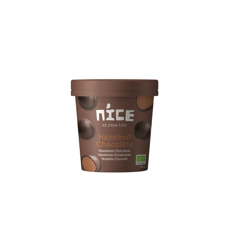 NICE Nice Bio Ice Cream Bites Haselnuss Schoko - Produktbild
