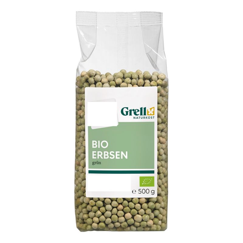 Grell Naturkost Erbsen grün - Produktbild