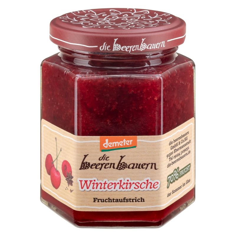 die beerenbauern Winterkirsche Fruchtaufstrich - Produktbild