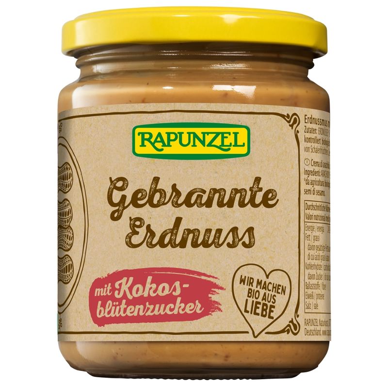Rapunzel Gebrannte Erdnuss mit Kokosblütenzucker - Produktbild