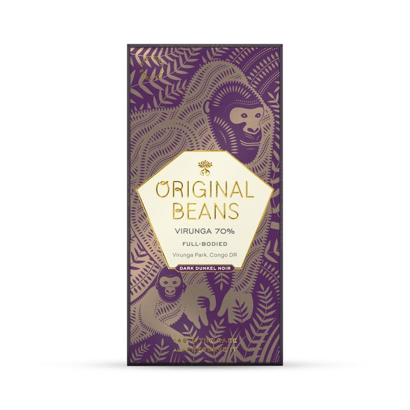 Original Beans Original Beans Virunga 70% Bio Dunkelschokolade - Produktbild