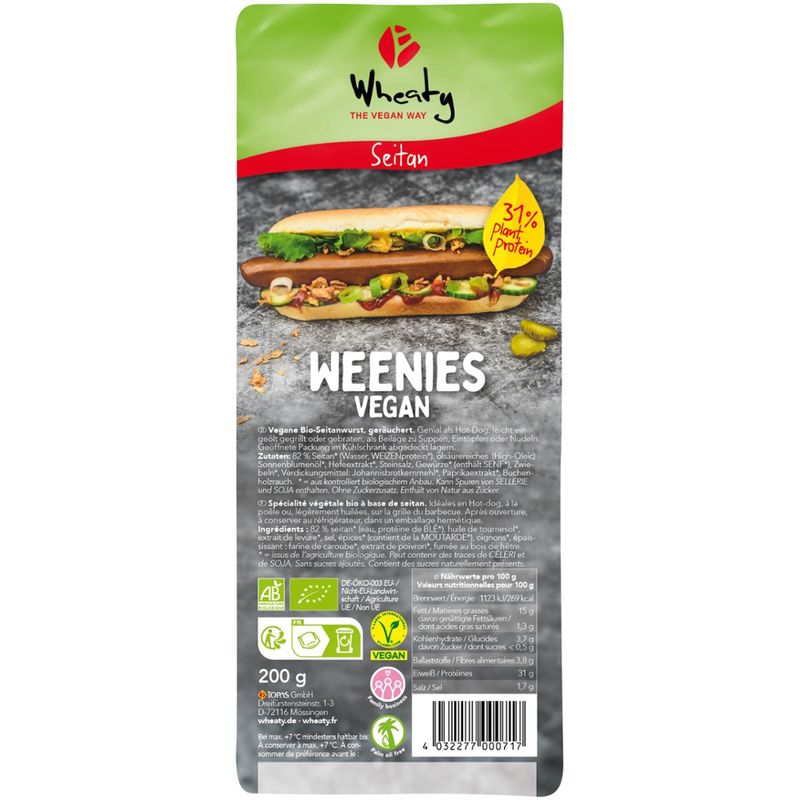 Wheaty Weenies Vegan - Produktbild