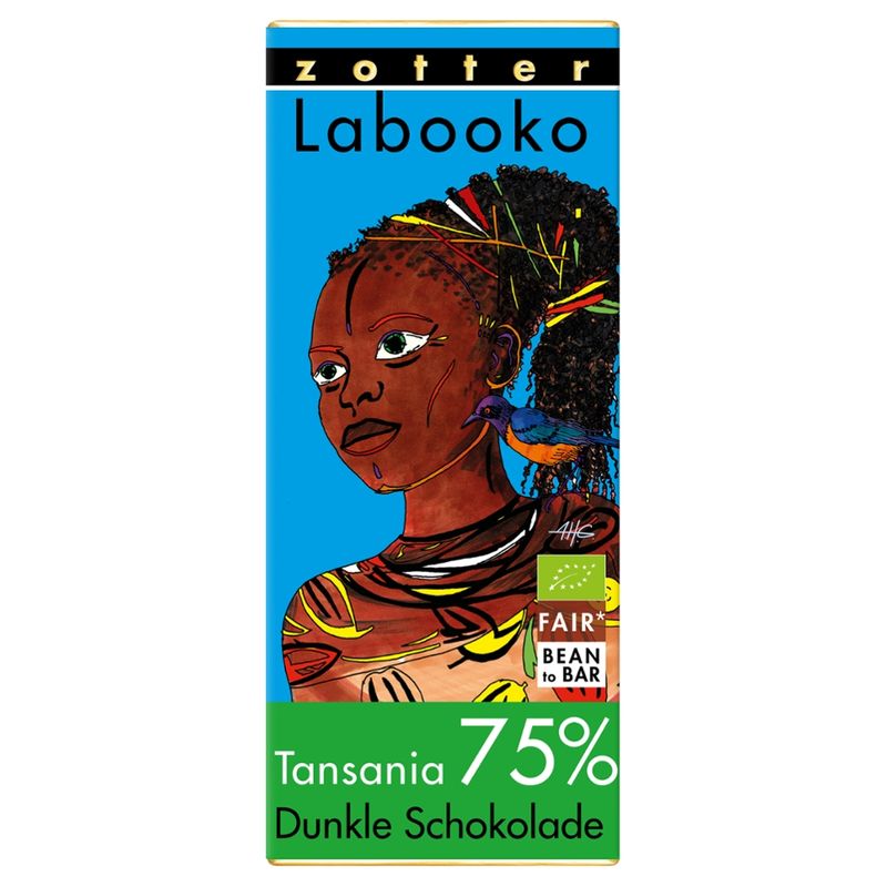 Zotter Schokolade Labooko - 75% Tansania - Produktbild