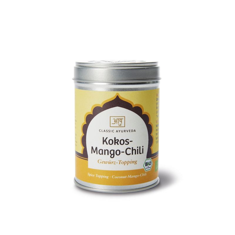 Classic Ayurveda Kokos-Mango-Chili Gewürz-Topping, bio, 60 g - Produktbild