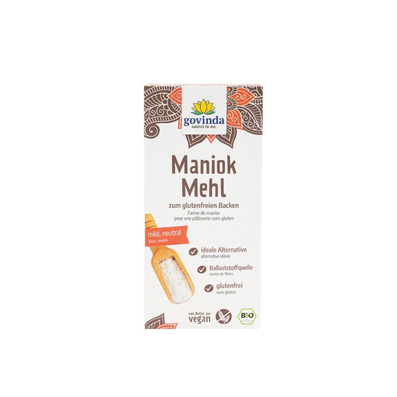 Govinda Maniok Mehl zum glutenfreien Backen - Produktbild