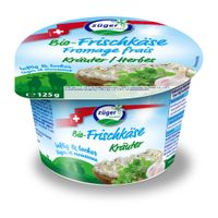 Züger Bio Frischkäse luftig&locker Kräuter 125g - Produktbild