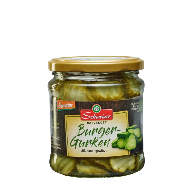 Schweizer demeter Burger Gurken - Produktbild