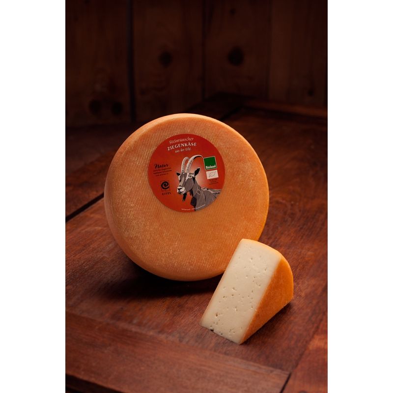 Hof Steinrausch Steinrauscher Ziegenschnittkäse Natur - Produktbild