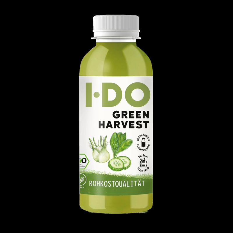 I·DO BIO Bio Green Harvest 240mL - Kaltgepresster Rohkostsaft - Produktbild