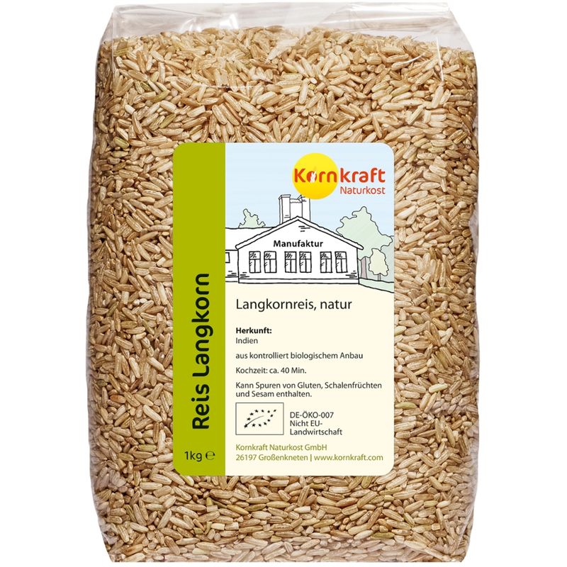 Kornkraft Reis, lang - Produktbild