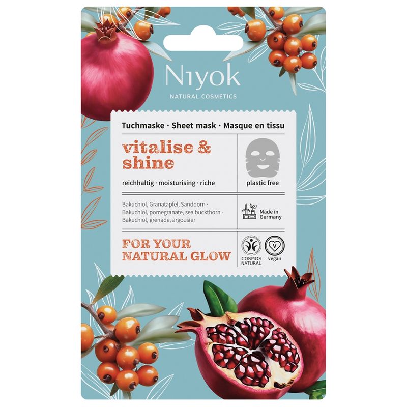 Niyok Reichhaltige Tuchmaske vitalise & shine - Produktbild