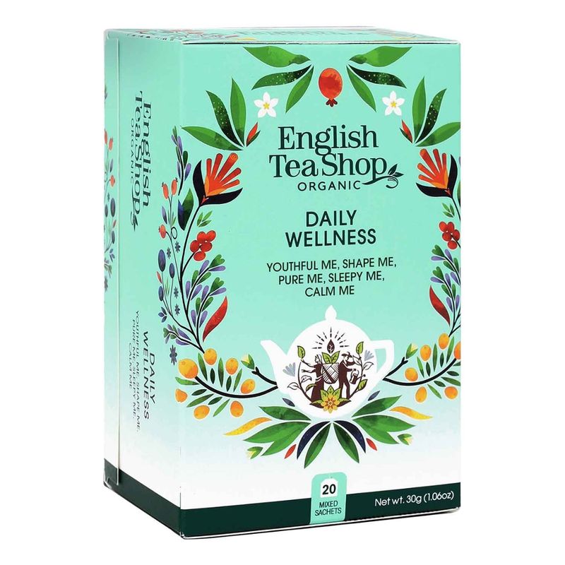 English Tea Shop English Tea Shop - Daily Wellness Tee-Kollektion, BIO, 20 Teebeutel, 5 Sorten - Produktbild