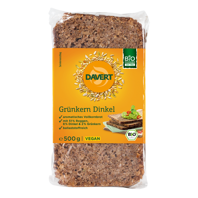 Davert Grünkern Dinkel 500g - Produktbild