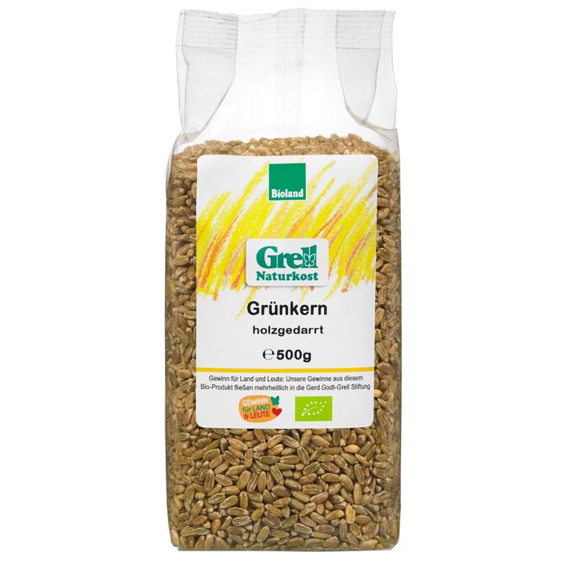 Grell Naturkost Grünkern holzgedarrt - Produktbild