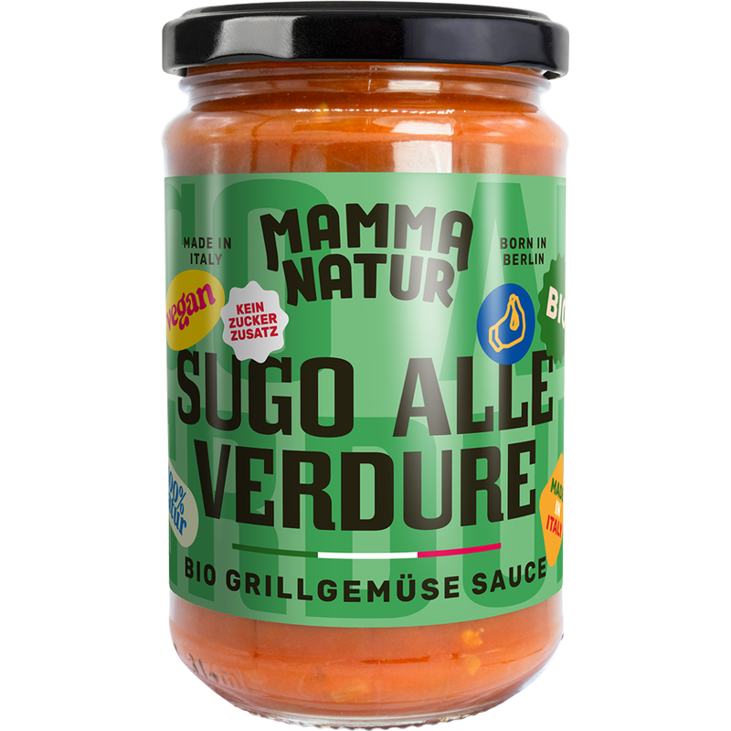 MAMMA NATUR Sugo alle verdure Bio - Bio Grillgemüse Sauce - Produktbild