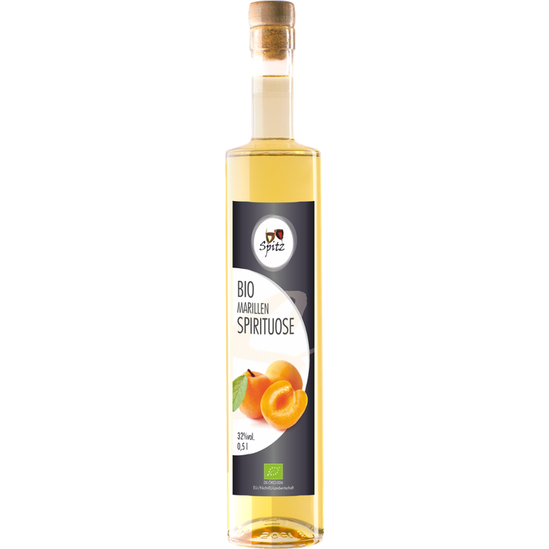 Spitz BIO-Marillen-Spirituose 0.5 l, 32 vol% - Produktbild