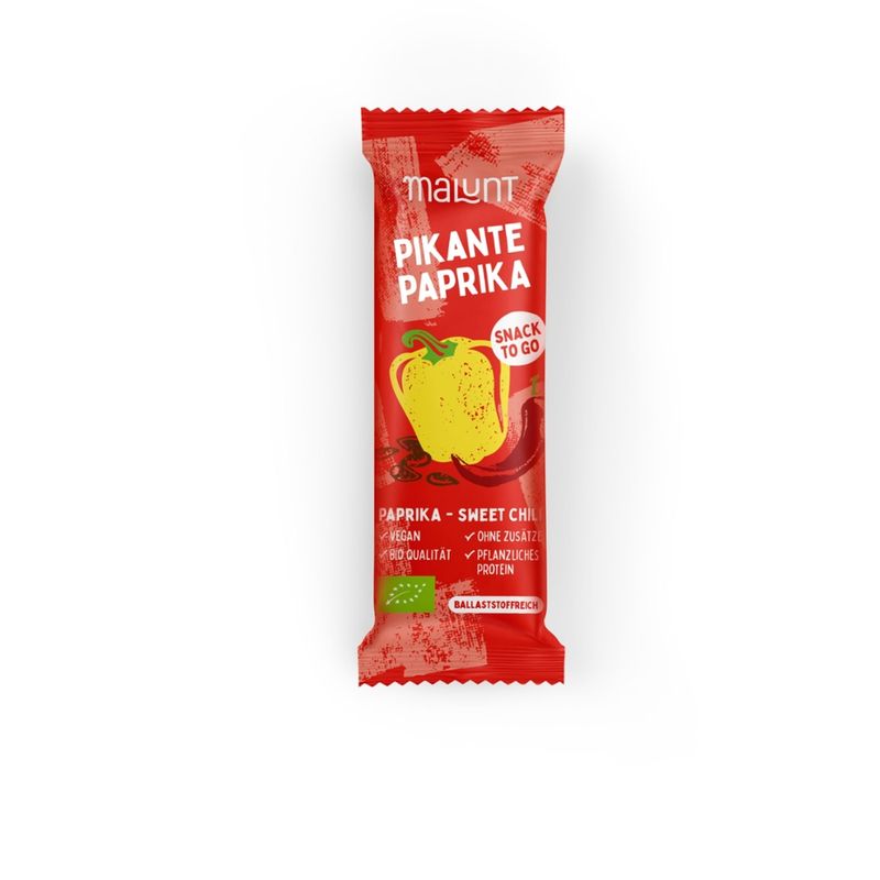 malunt malunt Bio Gemüse-Riegel Pikante Paprika - Paprika Sweet Chili - Produktbild