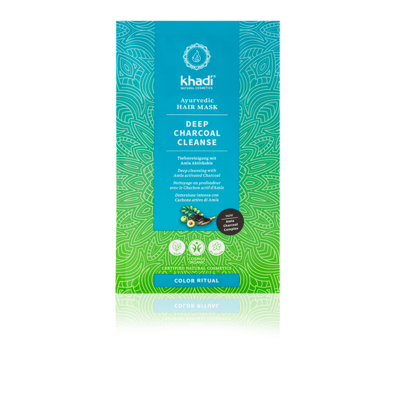 khadi Naturprodukte khadi Ayurvedic Hair Mask Detox Charcoal - Produktbild