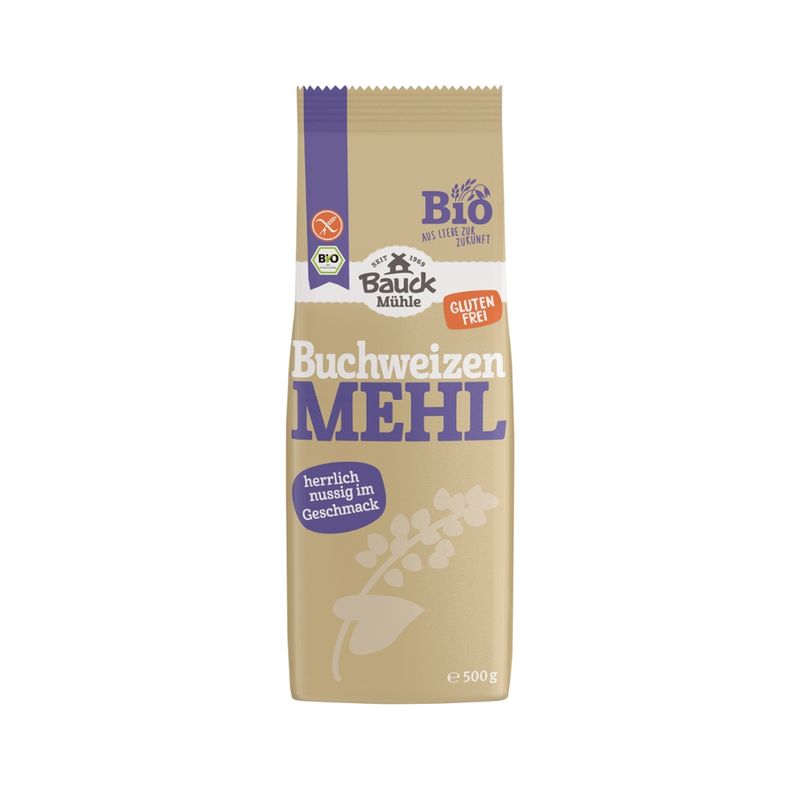 Bauck Mühle Buchweizenmehl Vollkorn glutenfrei Bio - Produktbild