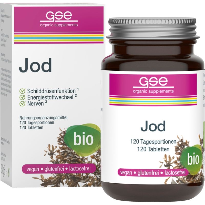 GSE  Jod Compact (Bio), 120 Tabletten à 280 mg - Produktbild