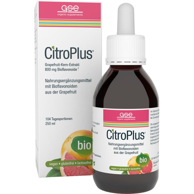 GSE  CitroPlus® 800 ,Grapefruit-Kern-Extrakt (Bio) - Produktbild