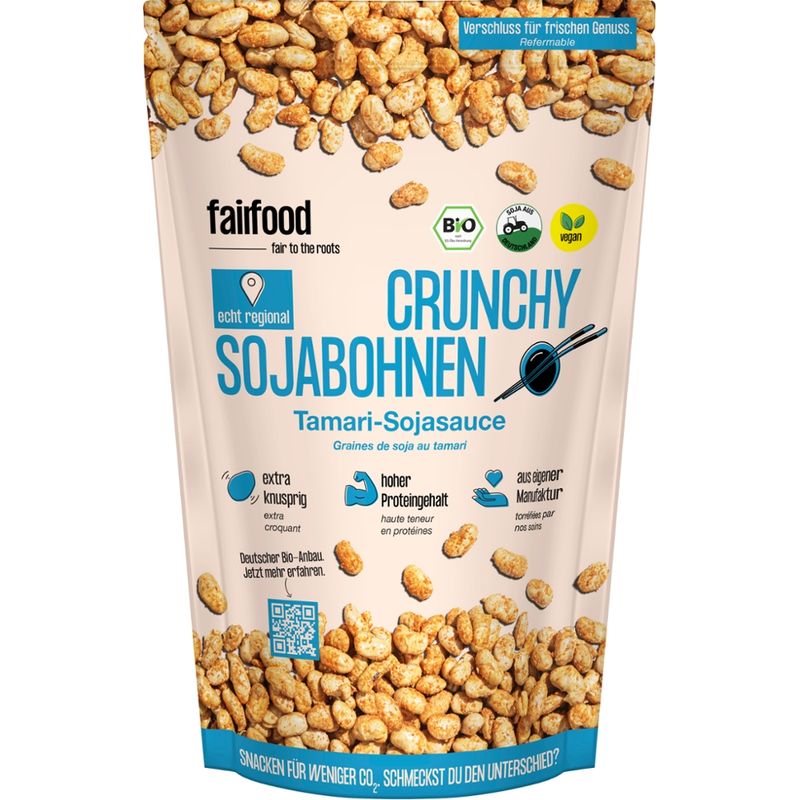 fairfood Freiburg Crunchy Sojabohnen TAMARI, BIO - Produktbild