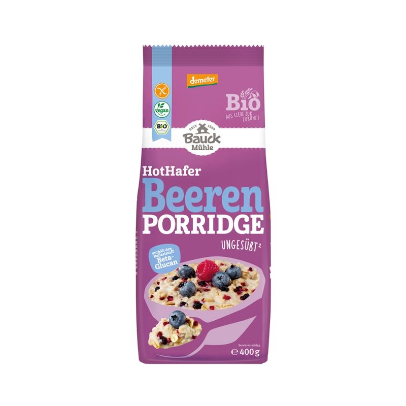 Bauck Mühle Hot Hafer Beeren Porridge - Produktbild