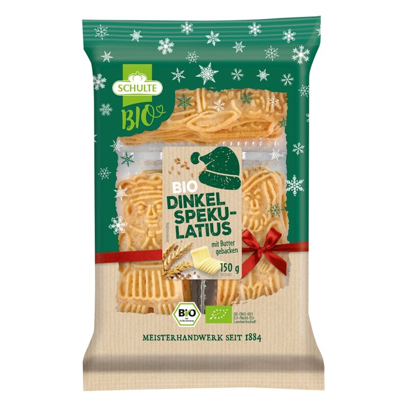 Schulte BioGut  Schulte Bio Dinkel Butter Spekulatius - Produktbild