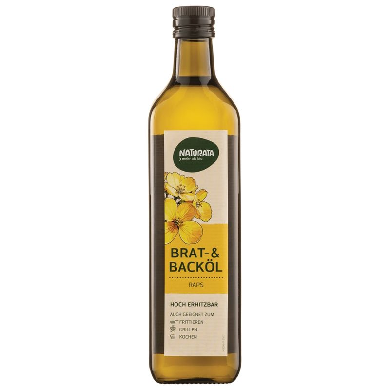 NATURATA Raps Brat- und Backöl, kbA - Produktbild