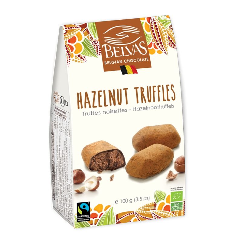 Belvas Hazelnut truffles praliné 100g - Produktbild