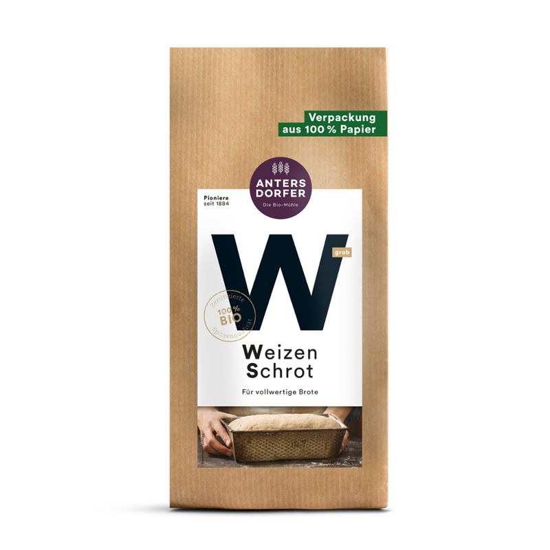 Antersdorfer - Die Bio-Mühle Bio Weizen Schrot - Produktbild
