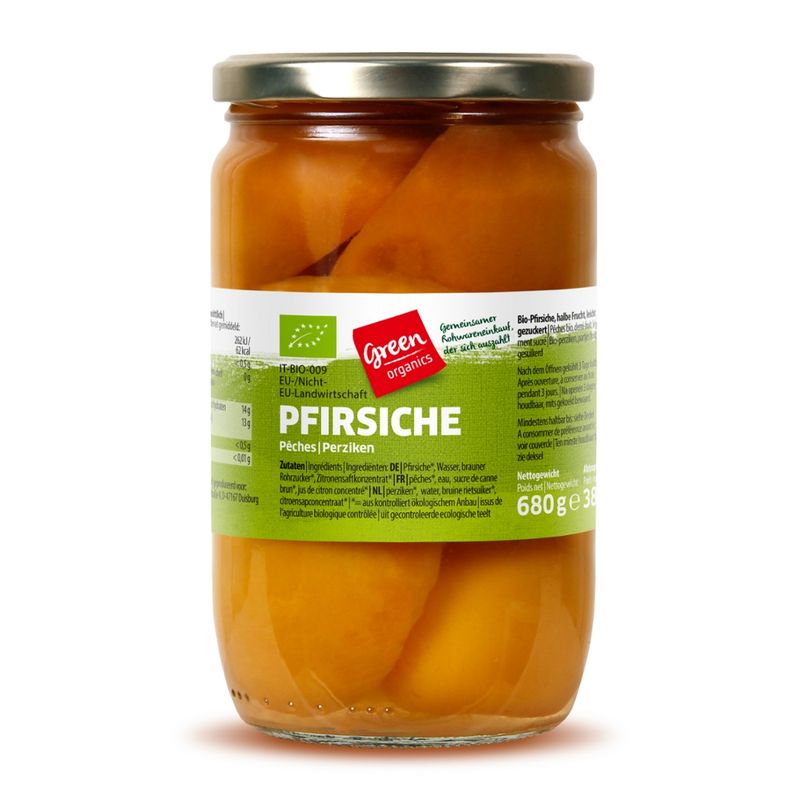 greenorganics Pfirsiche - Produktbild
