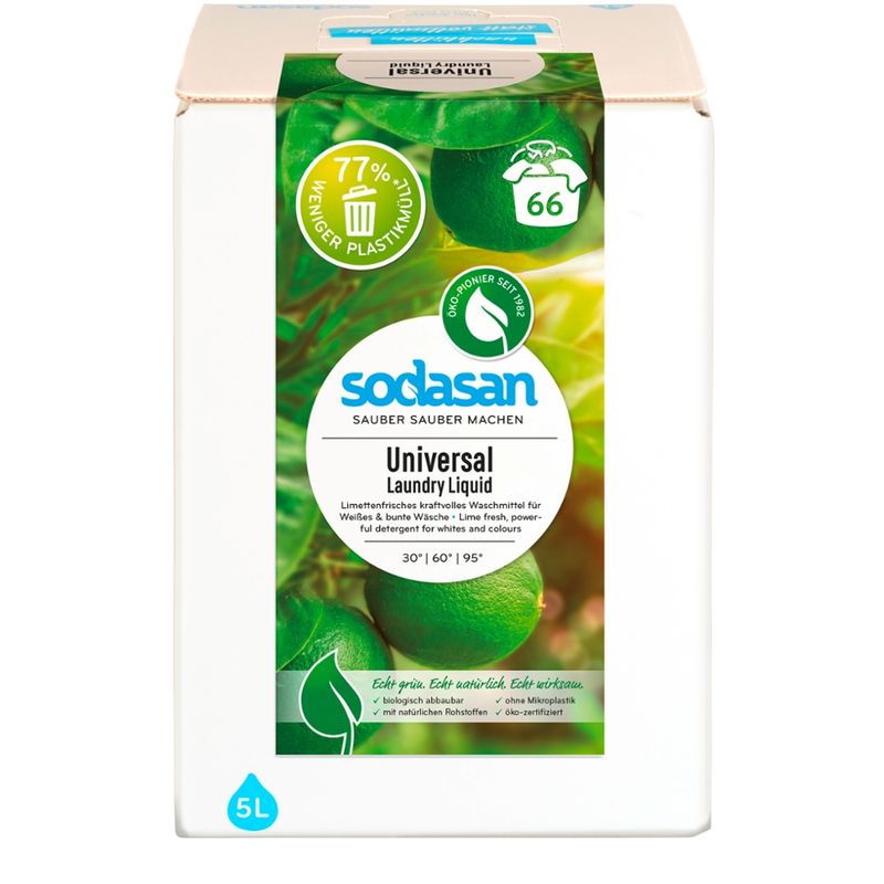 sodasan Laundry Liquid Lime 5l BiB - Produktbild