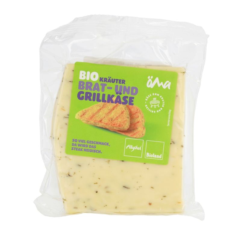 ÖMA ÖMA Brat- und Grillkäse Kräuter, Bioland - SB - Produktbild