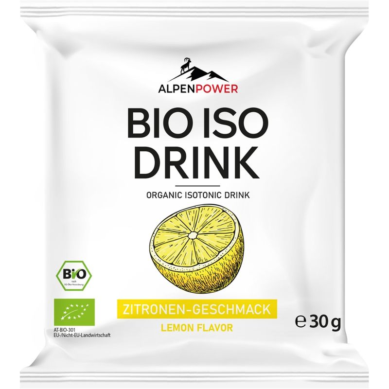 Alpenpower Bio Iso Drink- Zitrone - Produktbild