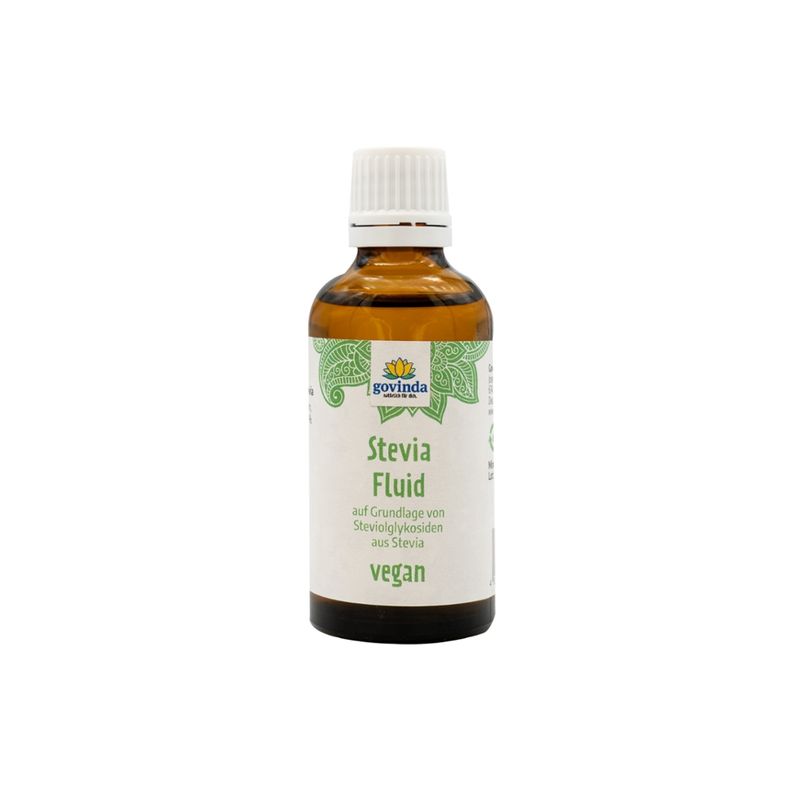 Govinda Stevia Fluid auf Grundlage von Steviolglykosiden aus Stevia - Produktbild