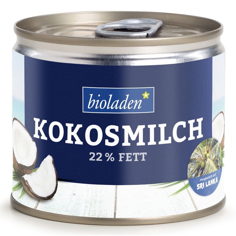 bioladen Kokosmilch mit 60 % Kokosnussanteil - Produktbild