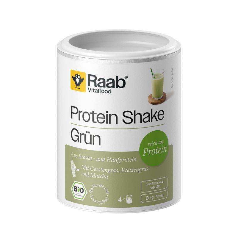 Raab Vitalfood BIO Protein Shake Grün - Produktbild