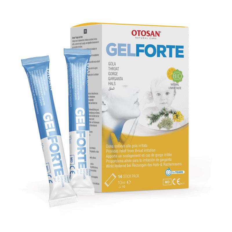 otosan OTOSAN Hals- & Rachengel 10 ml basiert auf pflanzlichen Inhaltsstoffen und schafft Abhilfe bei Irritationen des Hals- Rachenraums und sorgt für gesteigertes Wohlbefinden - Produktbild