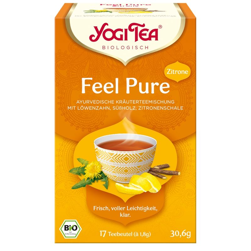 YOGI TEA Yogi Tea® Feel Pure Zitrone Bio - Produktbild