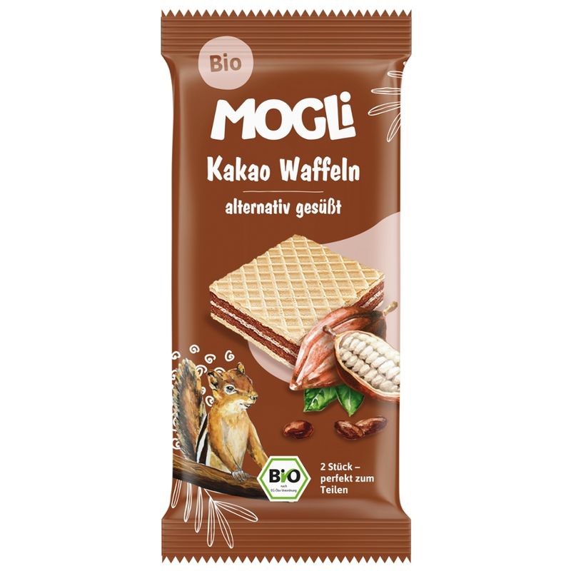 Mogli Bio Kakaocremewaffel - Produktbild