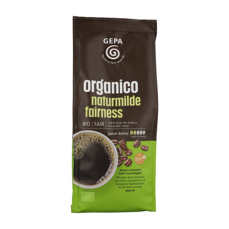 GEPA - The Fair Trade Company Bio Café Organico, Bohne - Produktbild