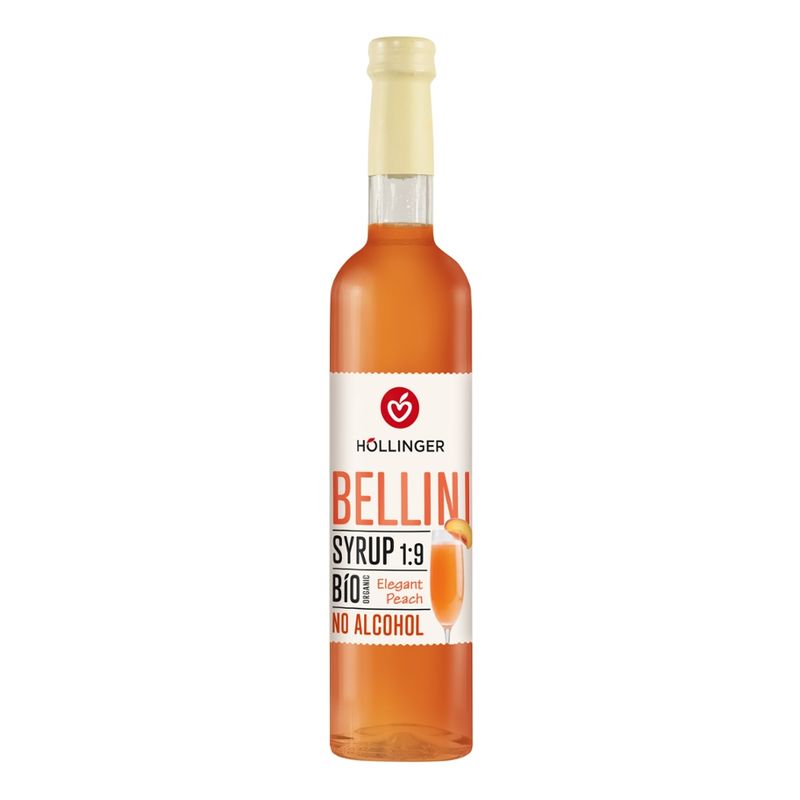 IMS Höllinger Bio Bellini Cocktailsirup 500ml Glas Flasche - Produktbild