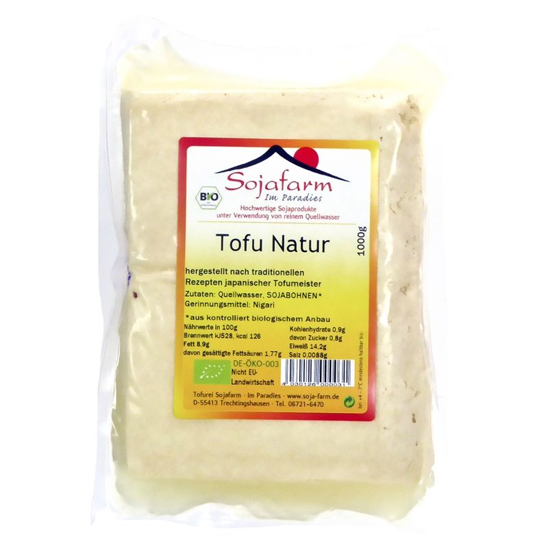 Sojafarm Tofu Natur - Produktbild