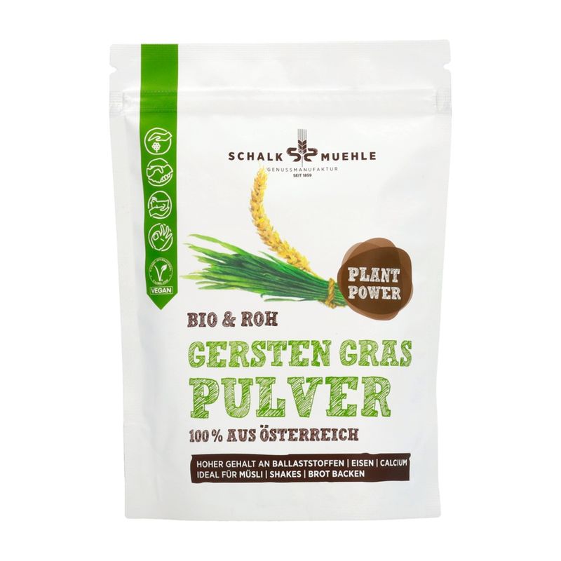 Schalk Mühle 200 g Bio Österreichisches Gerstengras Pulver - Produktbild