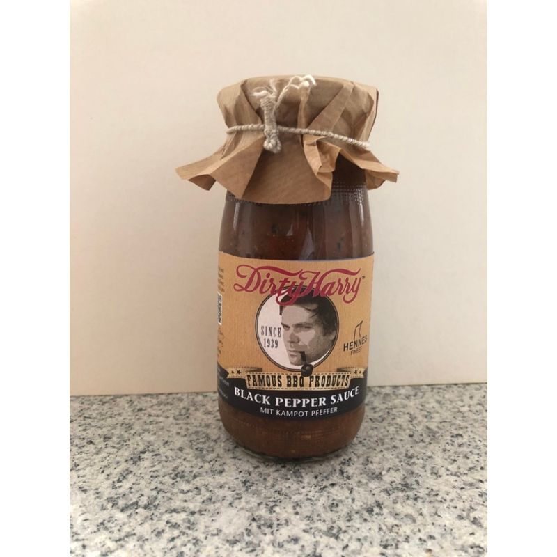 Münchner Kindl Senf Dirty Harry Black Pepper Sauce Bio - Produktbild