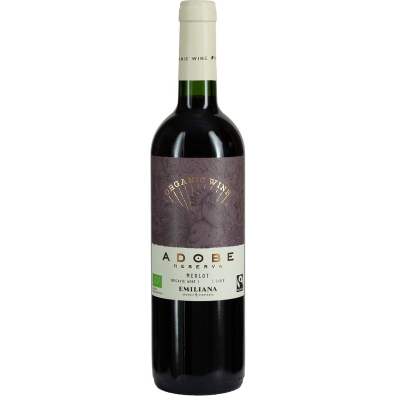 Emiliana Adobe Reserva Merlot Chile Bio - Produktbild